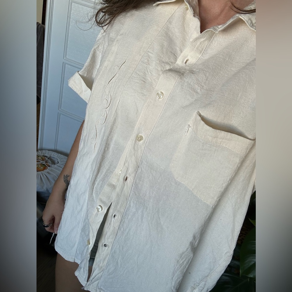Aletse Cotton Hawaiian Style Short Sleeve Shirt